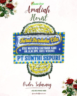 Papan Bunga Duka di Songgon