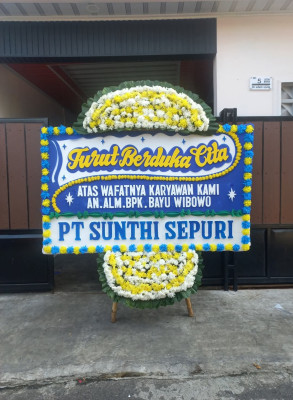 Papan Bunga Duka di Songgon
