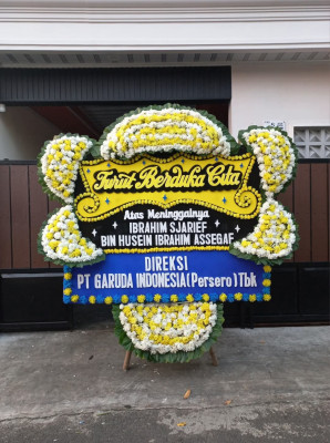 Papan Bunga Duka di Songgon